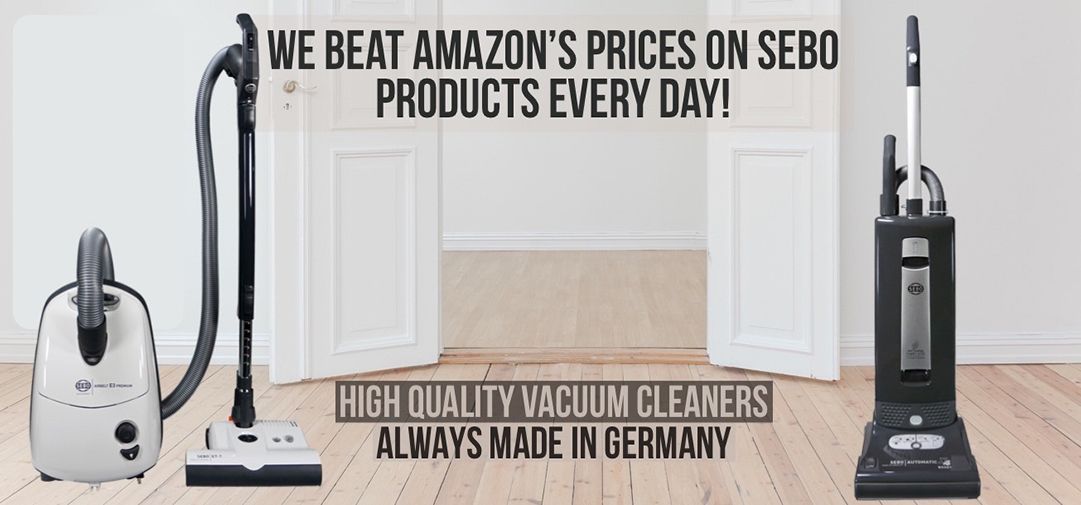 We beat Amazon's prices on Sebo products every day